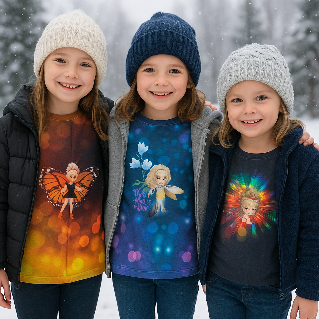 Stenzo french terry - lengte 75 cm breedte 150 cm - elfjes paneel - klap34d