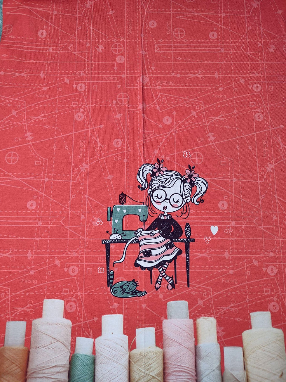 Thumbnail: Stenzo Tricot katoen - lengte 75 cm breedte 150 cm - paneel - klap58c