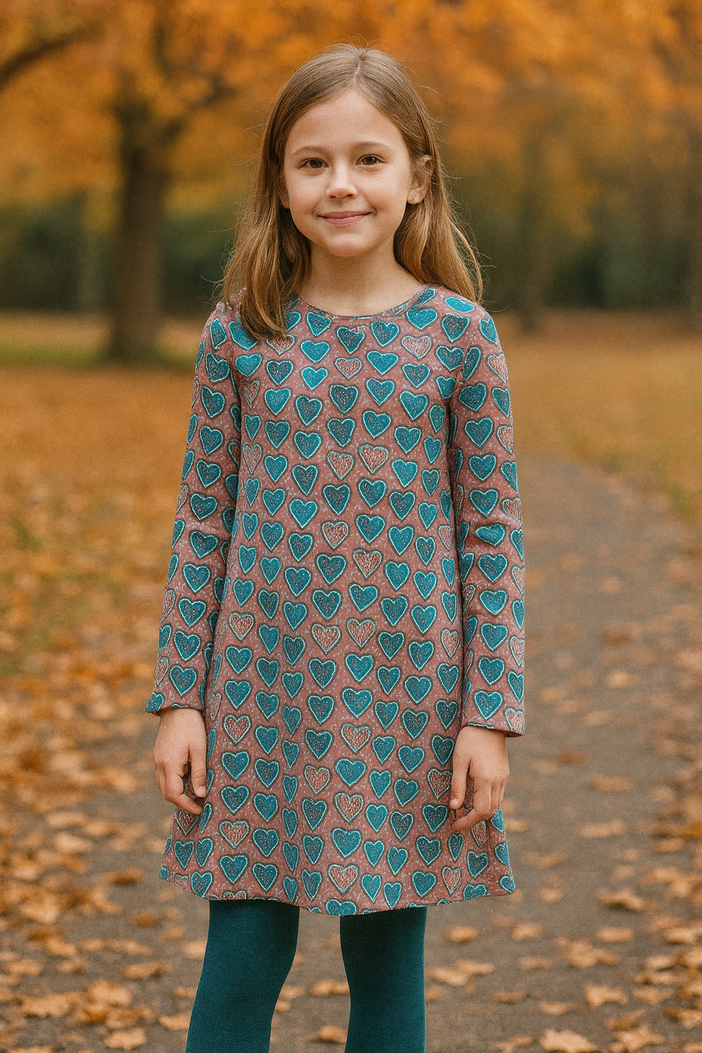 Stenzo 12642-12 Tricot katoen - hartjes