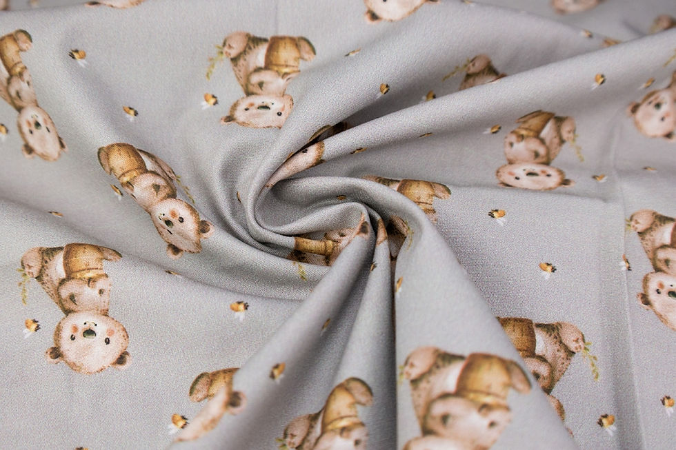 26131-10 Stenzo 100% katoenen poplin - Honing beer