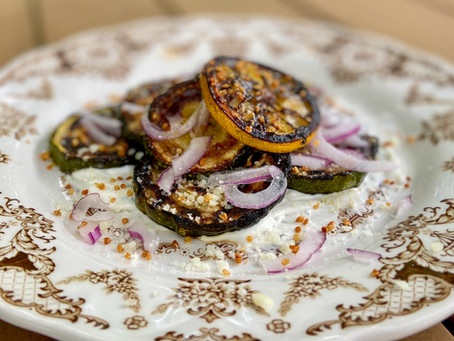 Creamy Grilled Zucchini