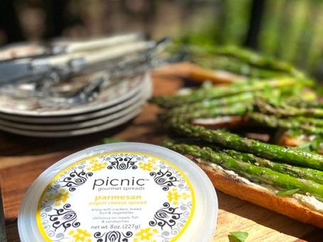 Grilled Asparagus Tartine