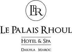 L'elegance du logo du palais rhoul spa a dakhla