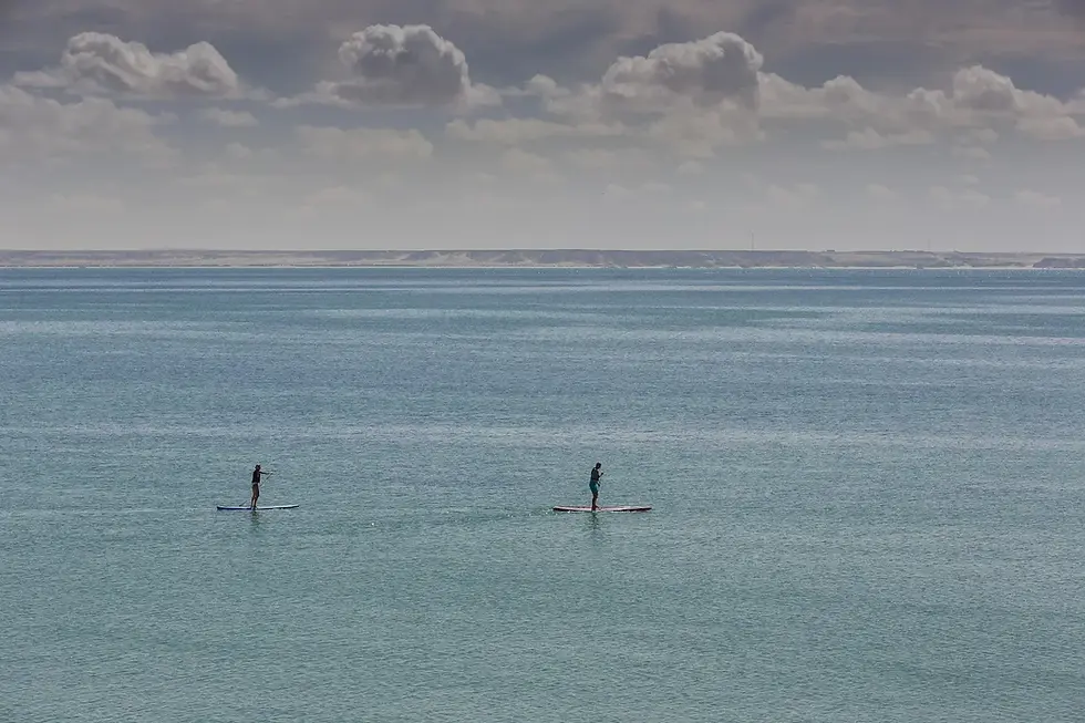 Paddle a deux avec le palais rhoul dakhla