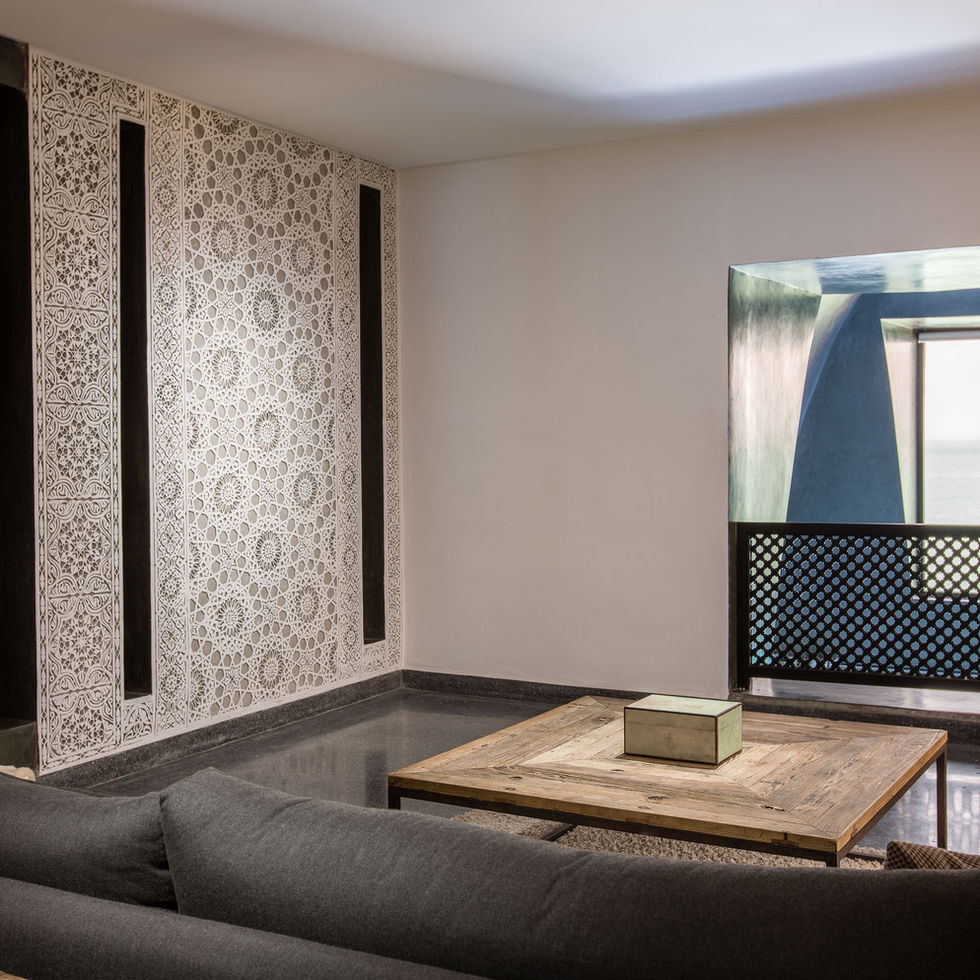 Suite avec salle de bain au Palais Rhoul Dakhla