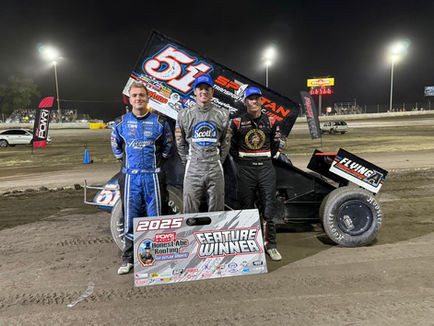 Miller Dominates POWRi 410s at Benton; Worley, Cook, and Burrows Also Grab Wins