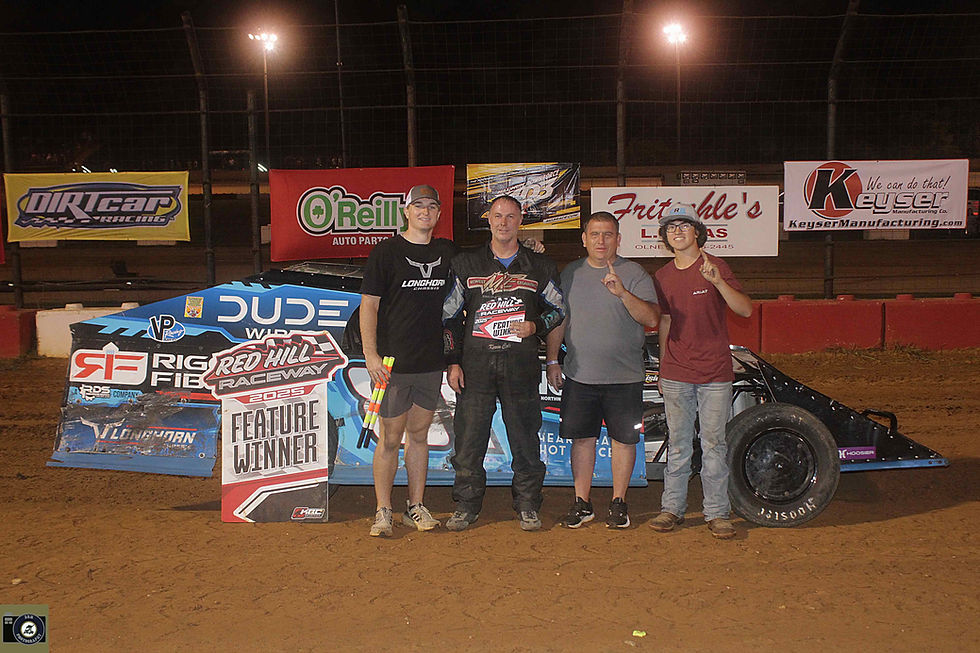 Kevin Cole in Victory Lane