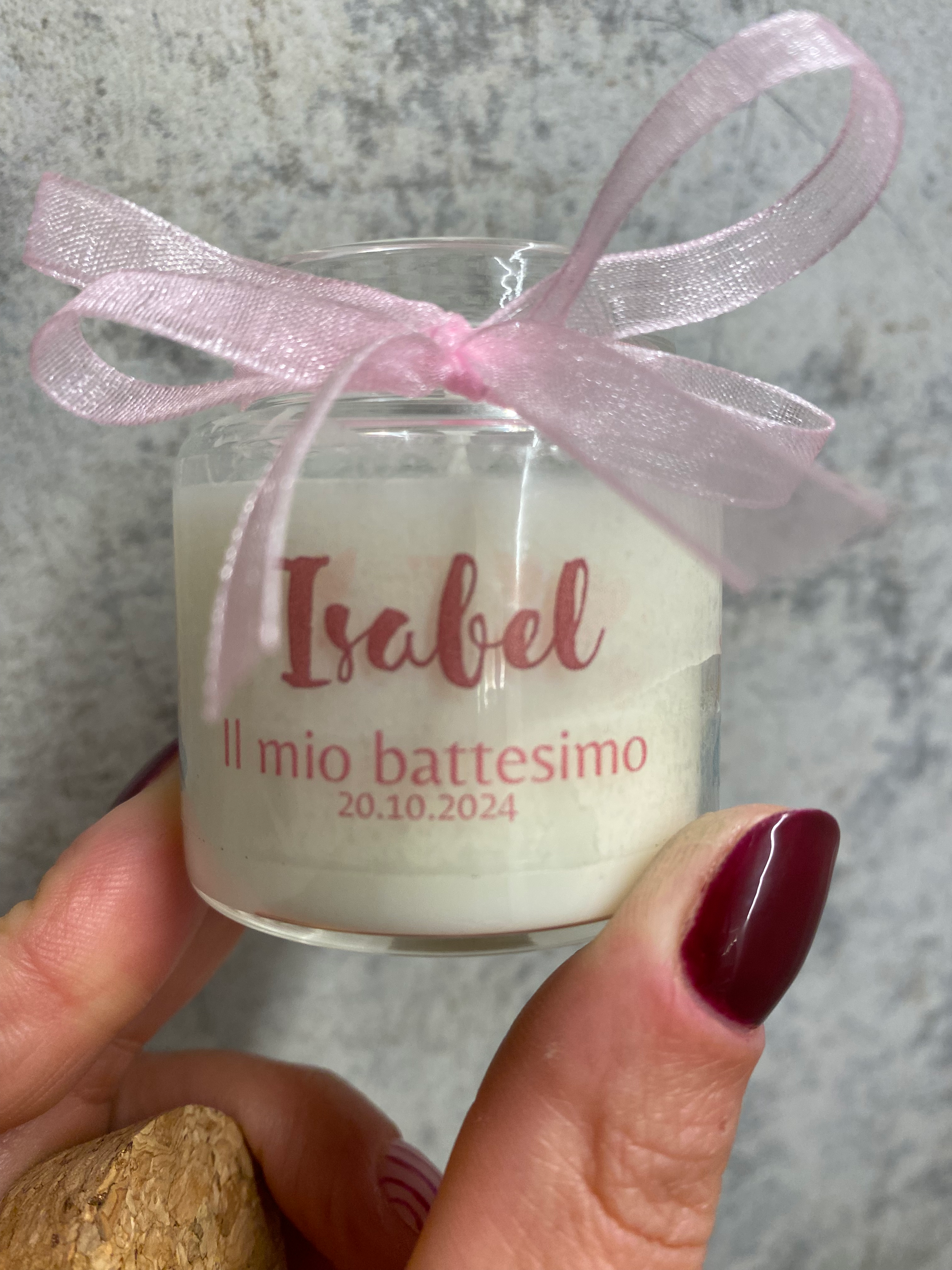 Candela Barattolo Honey