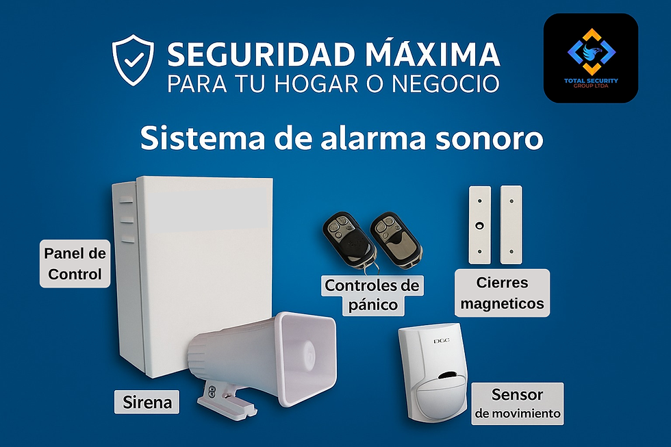Sistema de alarma sonoro