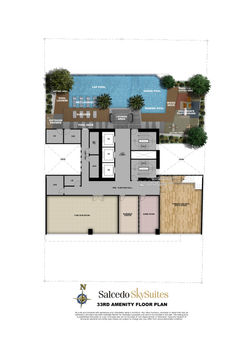 Sky Suites Amenity Deck Floor Plan