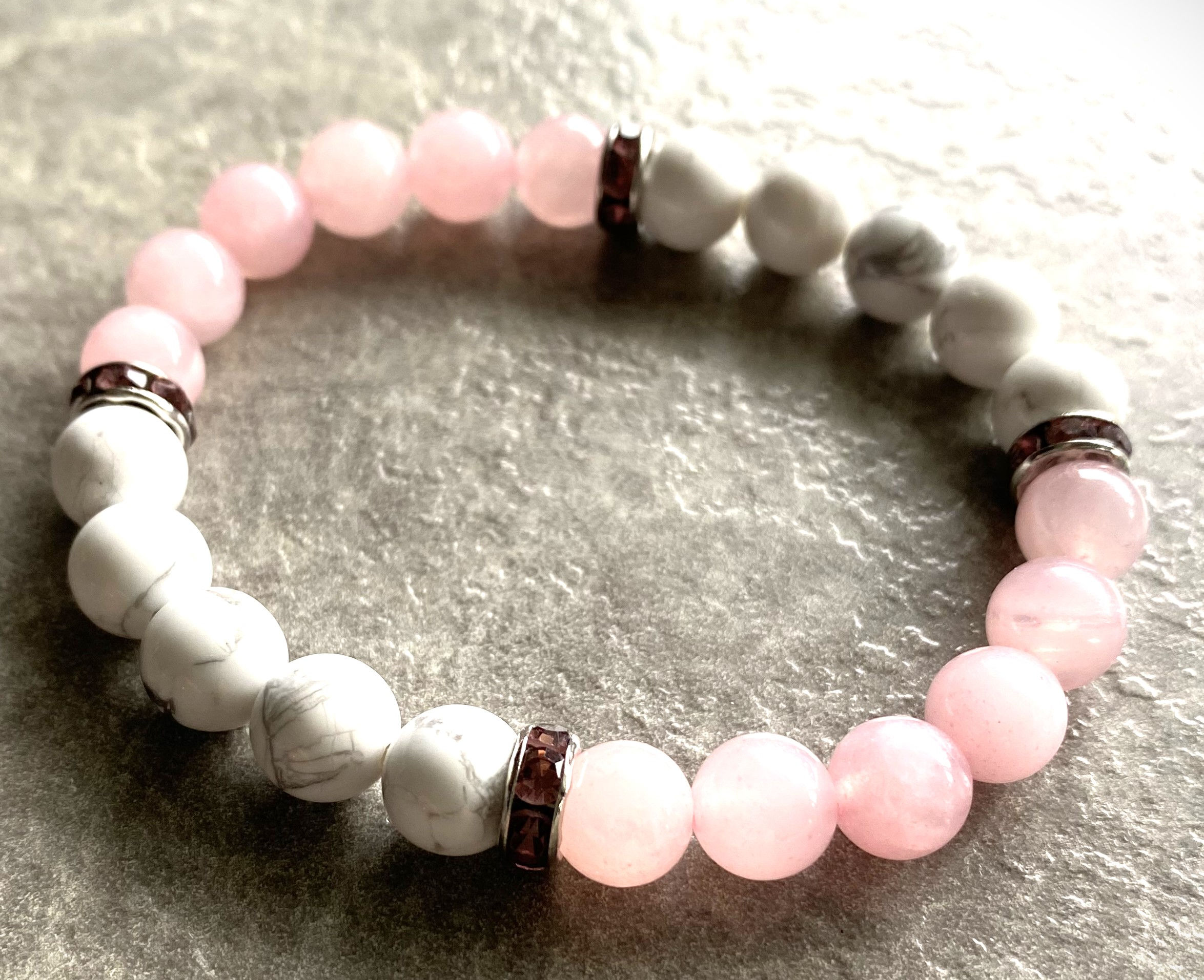 Rose Quartz & White Howlite
