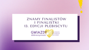 Znamy finalistów 13. edycji Plebiscytu „Gwiazdy Dobroczynności”