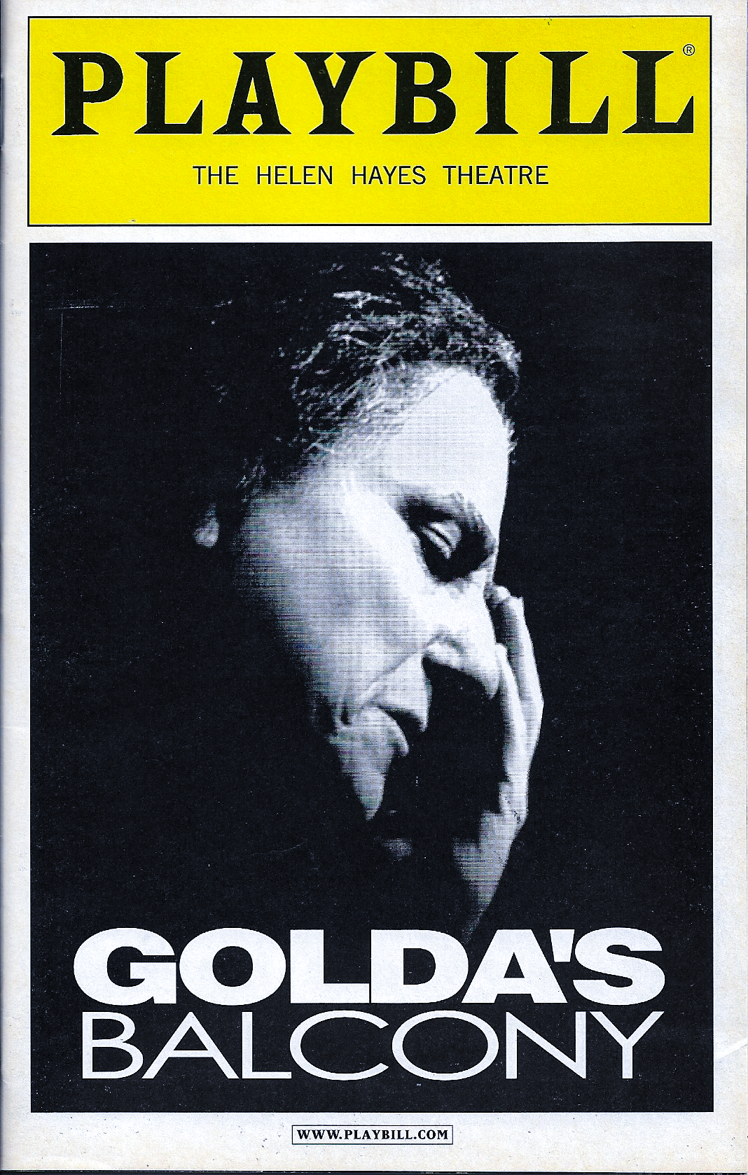 GOLDA'S BALCONY Playbill