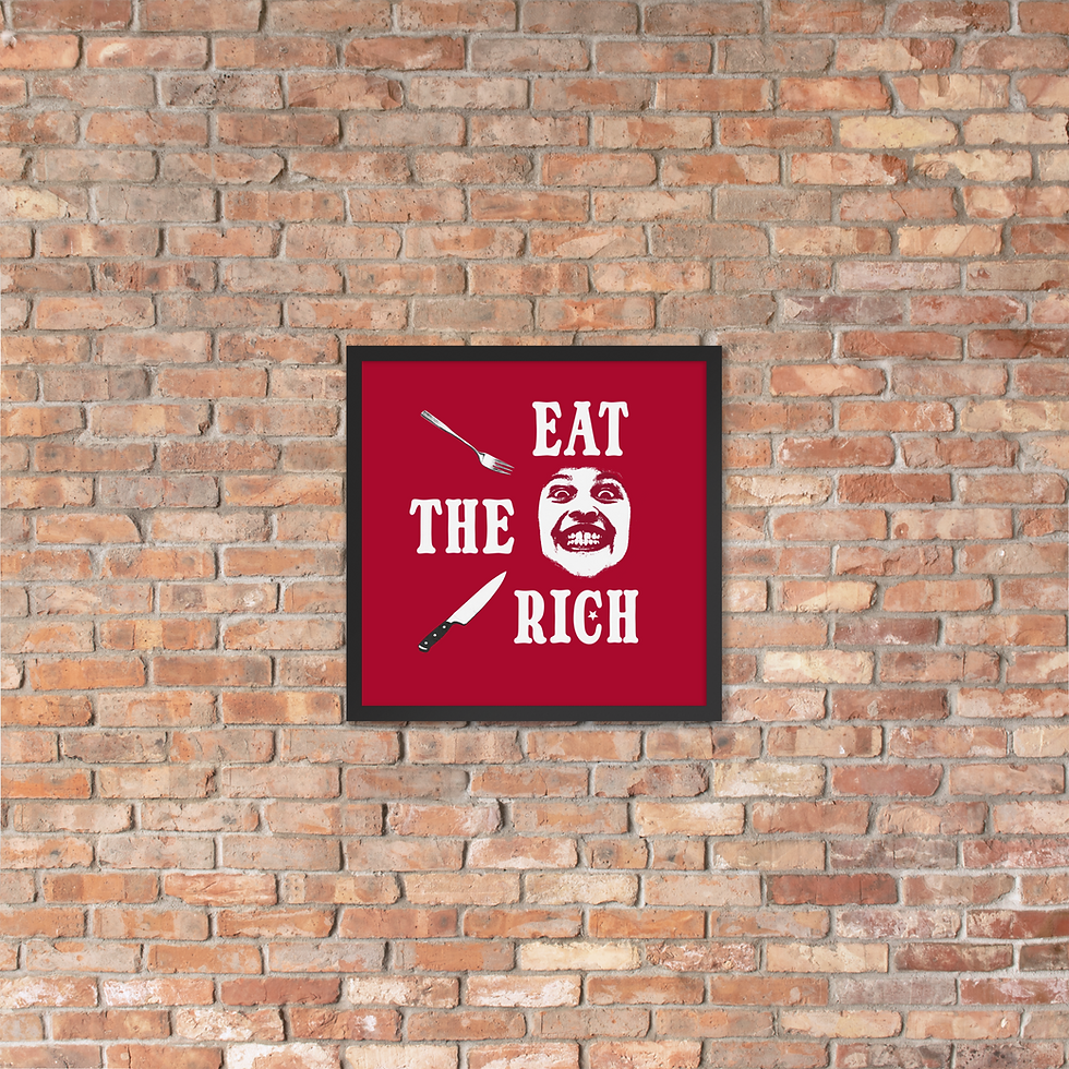 Thumbnail: Eat The Rich Framed poster