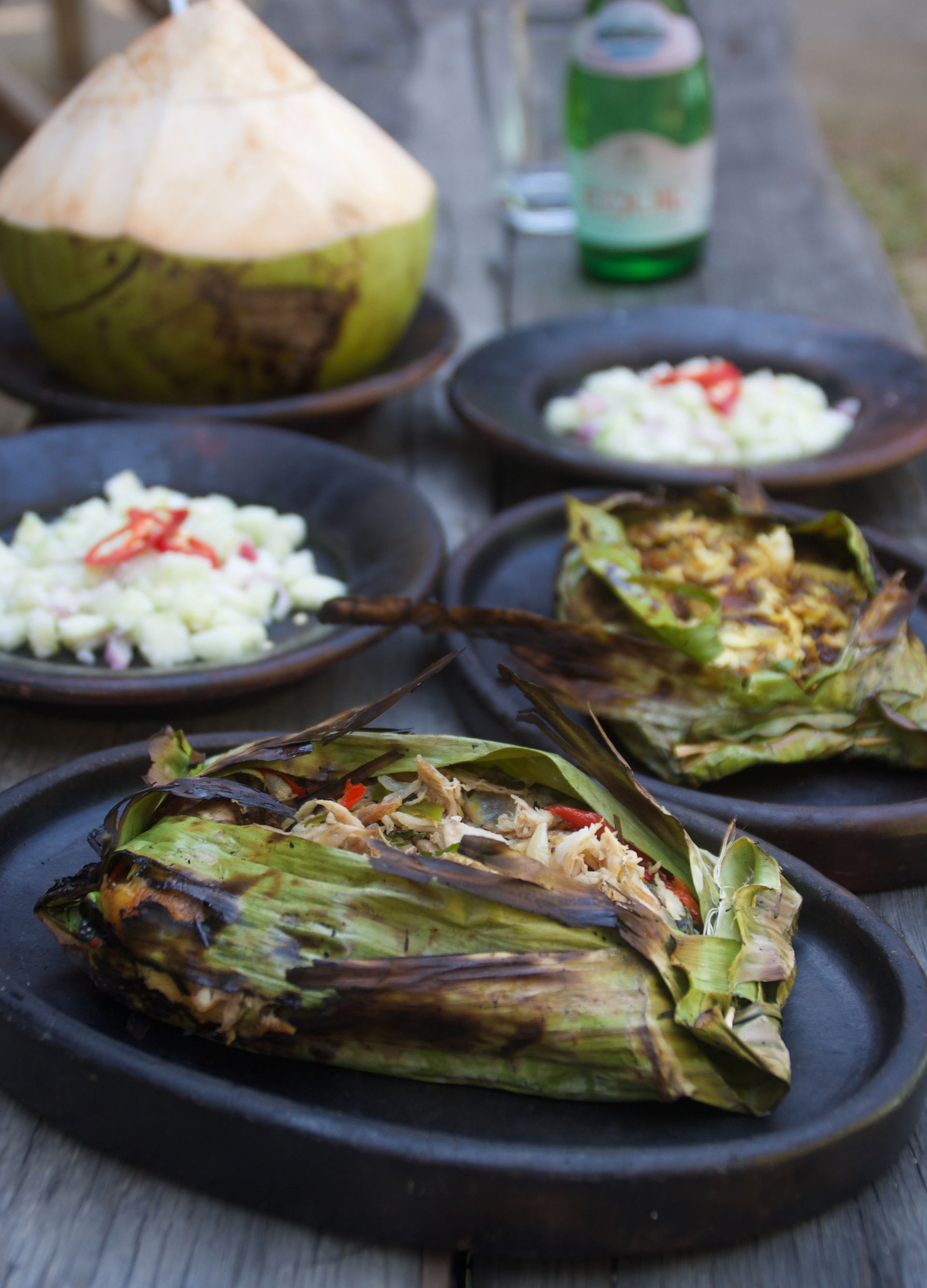 Nasi bakar, indonesian dining experience at Owa Lodge, areguling