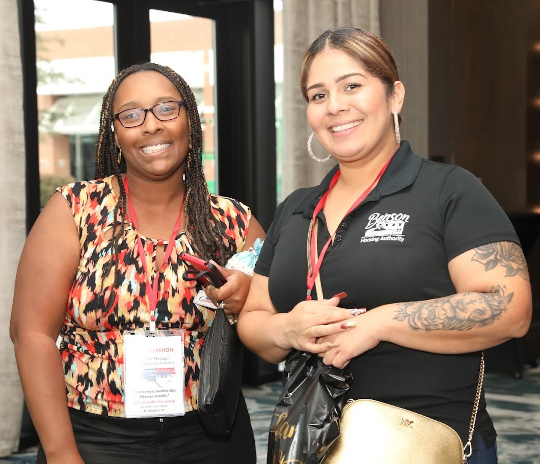 Two ECAHRO professionals at a workshop session