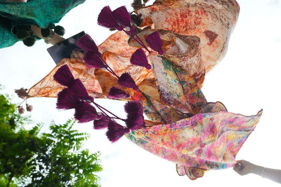 Thumbnail: COMBO FLOWER SLING+SCARF