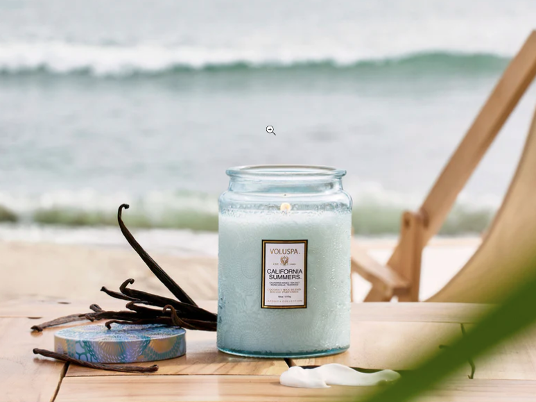 California Summers Large Glass Voluspa