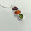 Thumbnail: Traffic Light Silver Mounted Pendant Set in Silver.