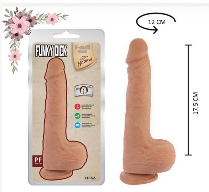 Dildo Real Feel Funky Dick – T-Skin Real 7"