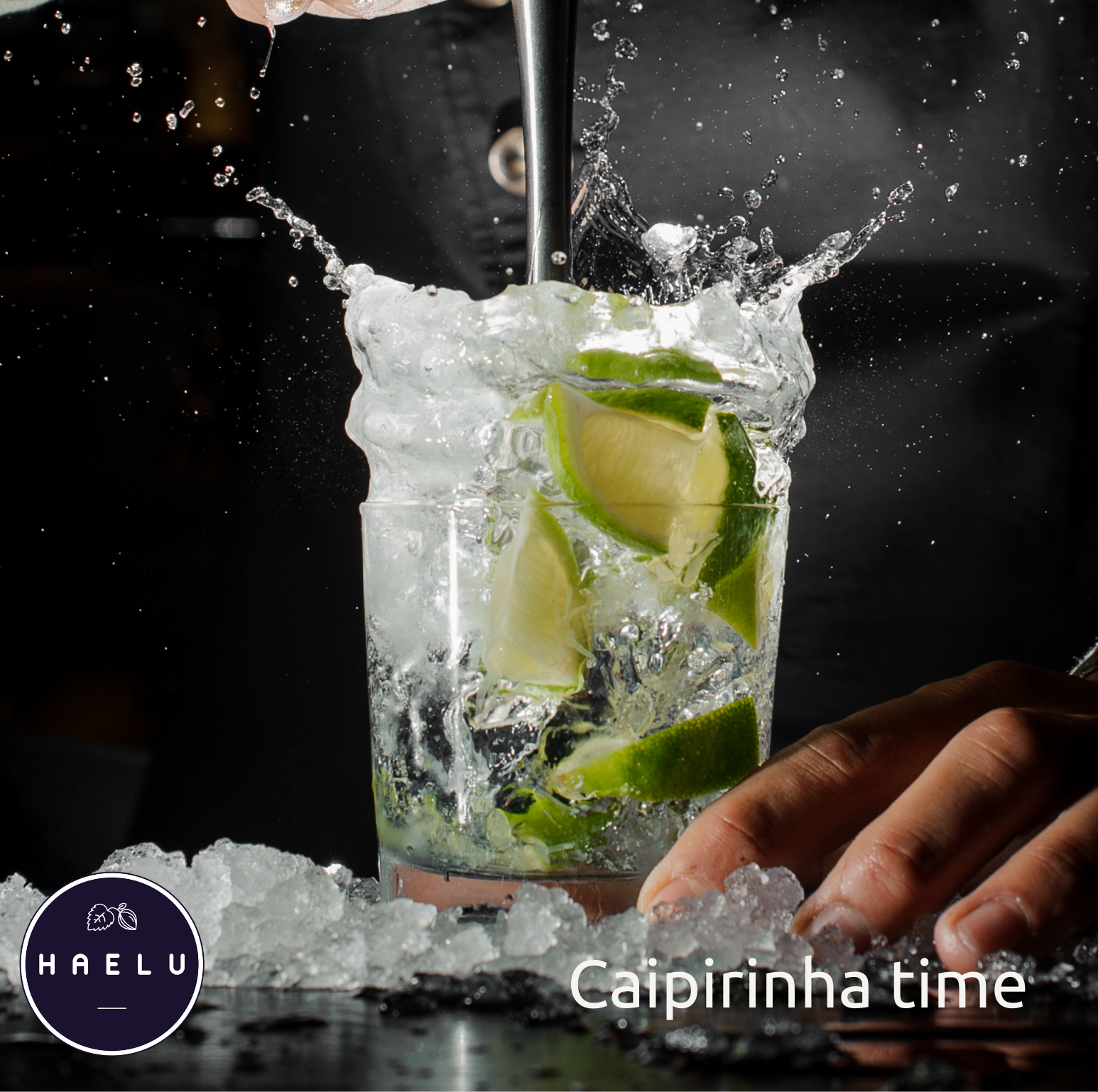 non-alcoholic caipirhina, non-alcoholic rum tasting drink.