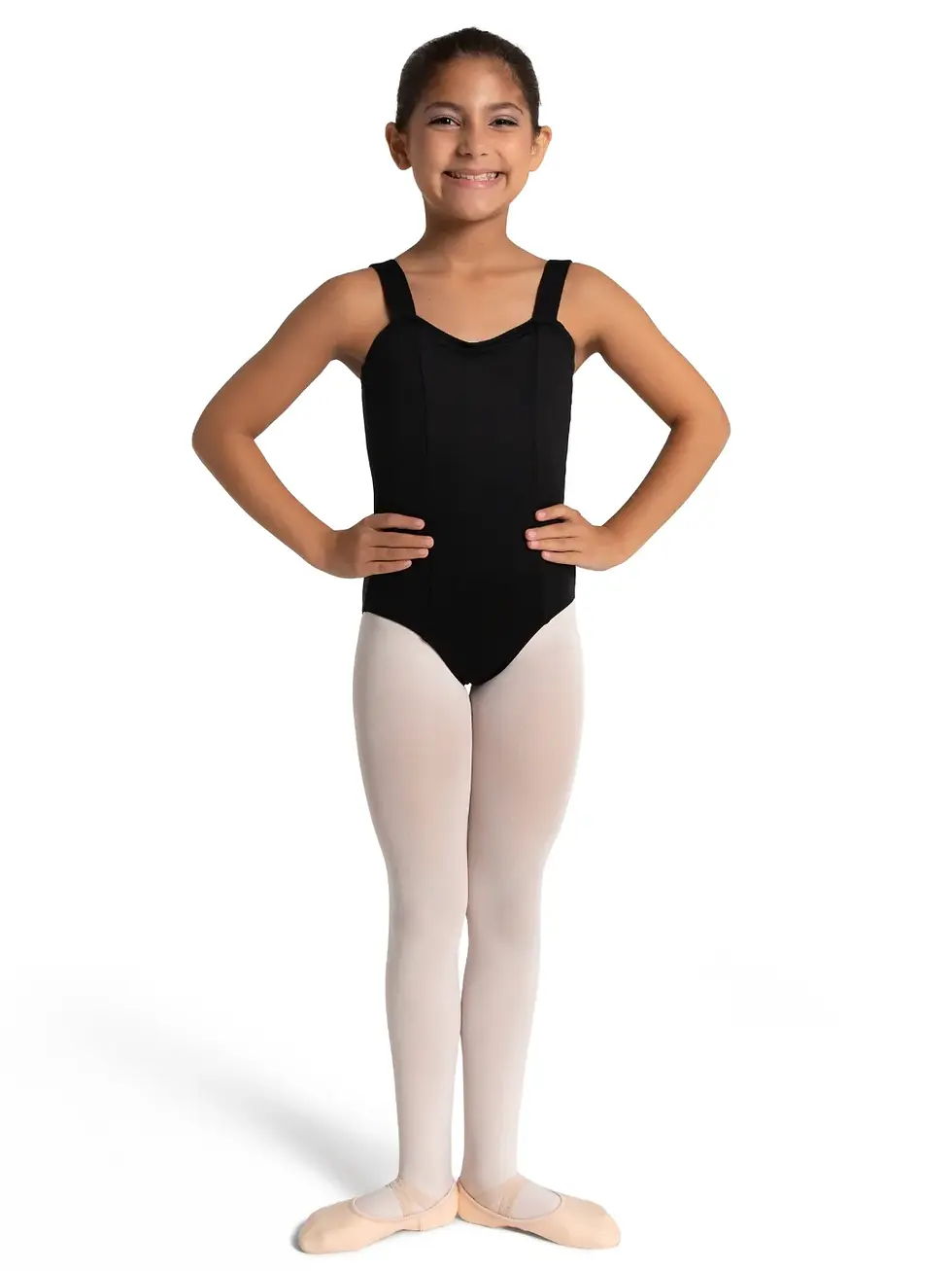 Thumbnail: Capezio SE1012C Children Studio Collection Wide Strap Camisole Leotard - Girls