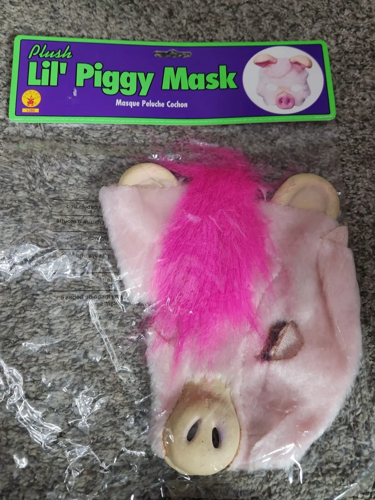 Plush Lil' Piggy Mask
