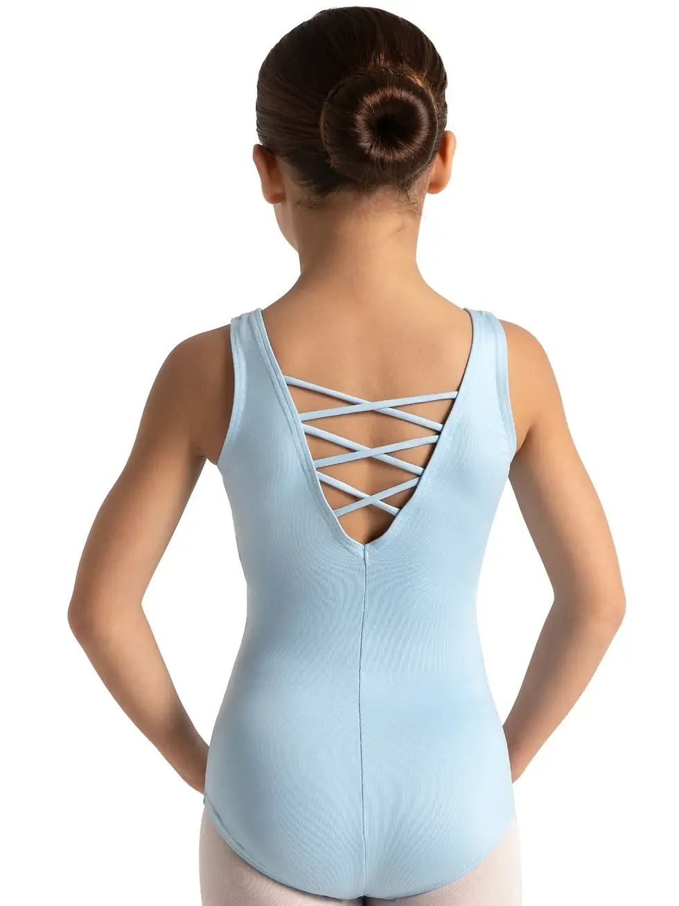 Thumbnail: Capezio SE1027C Children Studio Collection Lattice Back Tank Leotard