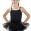 Thumbnail: Basic Moves BM9124G Girls' Double X-Back Black Tutu Dress
