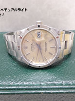 買取大吉豊田店で買取した商品の紹介です★ROLEX OYSTER PERPETUAL DATE STAINLESS STEEL ★エンジンターンドベゼルが魅力の人気モデルである、ロレックスのオイスターパーペチュアル デイトをお買取りしました!