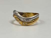 買取大吉ドミー若松店にて買取した商品の紹介★K18とプラチナのコンビの指輪★金とプラチナを組み合わせたコンビリングをお買取りさせていただきました！