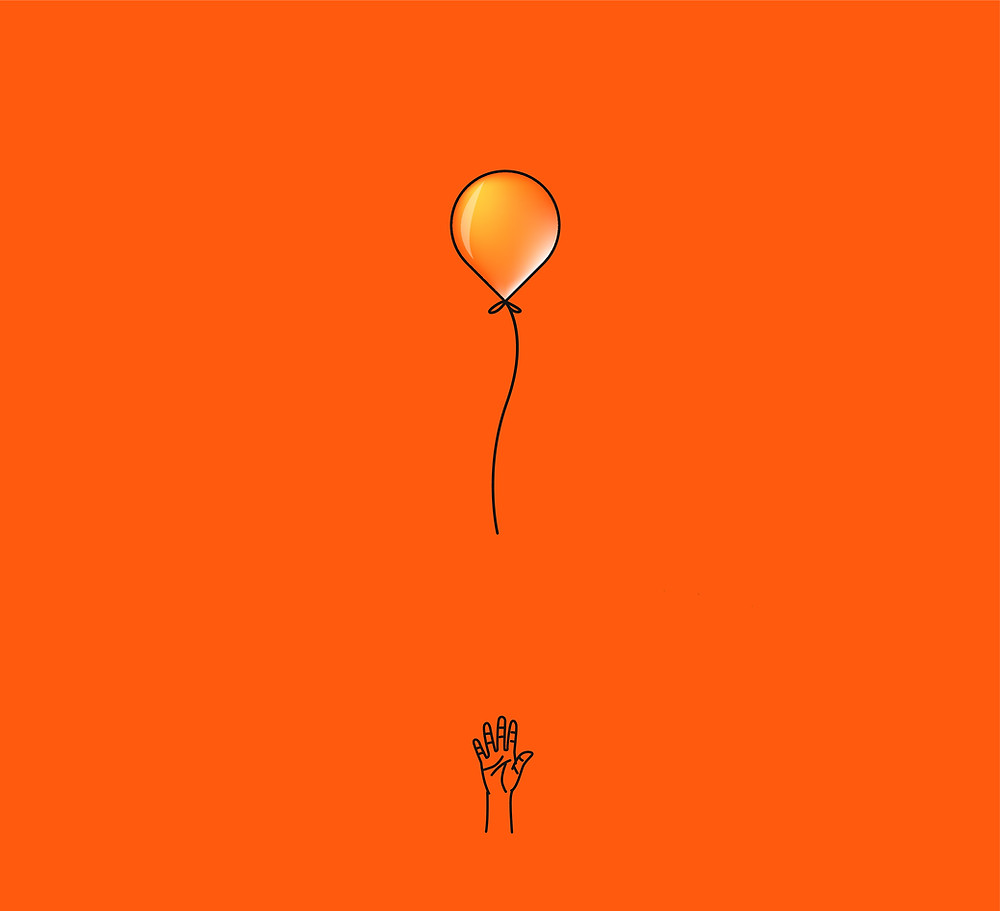Letting go of a balloon
