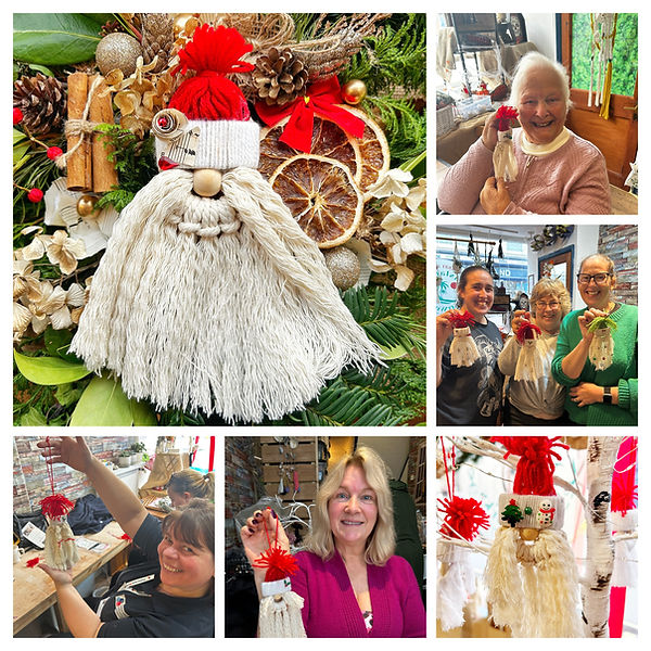 Gabby Ryde Island CraftWorks Christmas Wreaths Isle of Wight