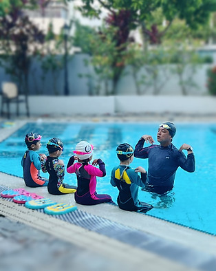 The certified swim coaching team behind Swim Monkey swimming school in Singapore.