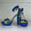 Thumbnail: Blue Shoes with Accents of Teal and Gold
