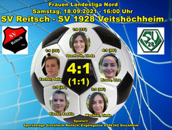 18.09.2021 Frauen Landesliga Nord: SV Reisch - SVV 4:1