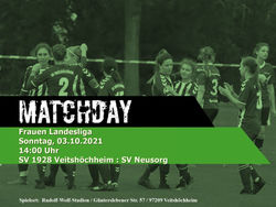 03.10.2021 Heimspiel der Damen gegen Neusorg