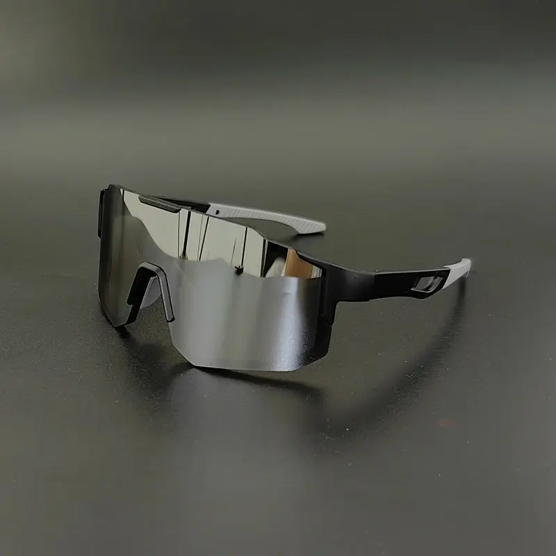 Miniatura: Rimless UV400 Cycling Sunglasses Sports Running Sun Goggles MTB Bicycle Glasses