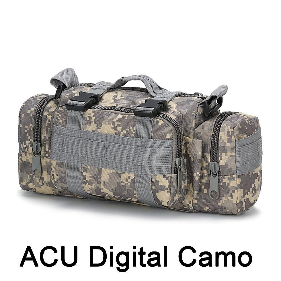 Miniatura: Outdoor Multifunctional Waist Bag Sport Waist Bag Camouflage Pocket Bag Climbing