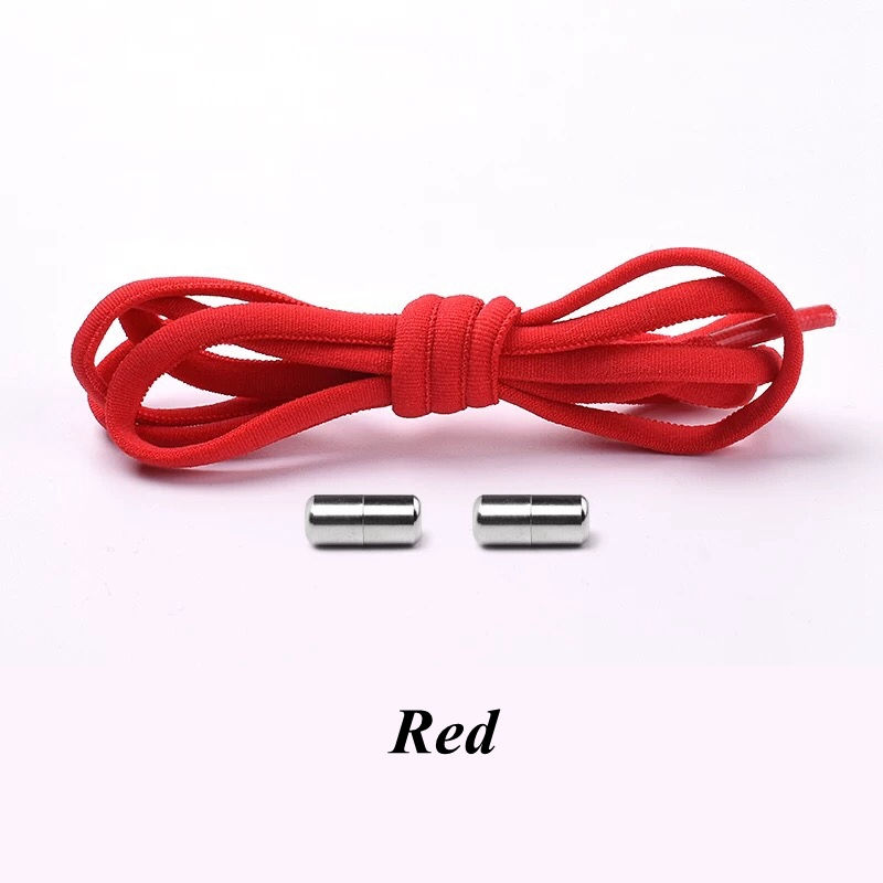 Miniatura: 1Pair No Tie Shoelaces Round Elastic Shoe Laces for Kids and Adult Sneakers