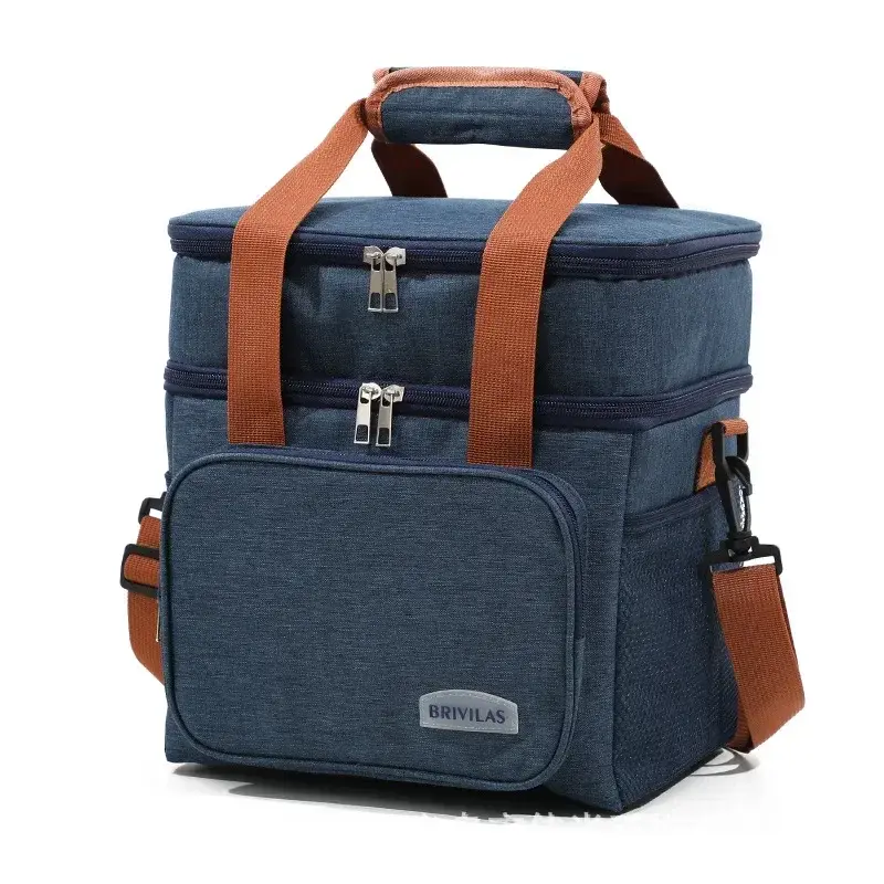 Miniatura: Portable Thermal Lunch Bag Picnic Food Cooler Bags Insulated Case Durable