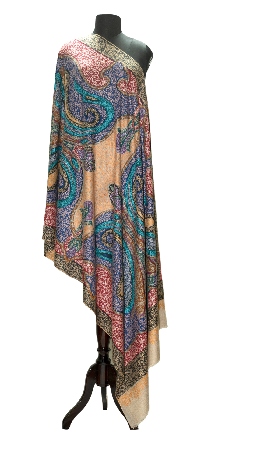 PASHMINA SOZNI JAMA PAPEIR MACHIE SHAWL