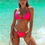Thumbnail: Nora Triangle Top & Classic Botton - Pink
