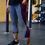 Thumbnail: Purple Checker - Pocket Capri - ON SALE