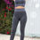 Thumbnail: Bedford Seamless Python Pattern Leggings & Bra Set - Black