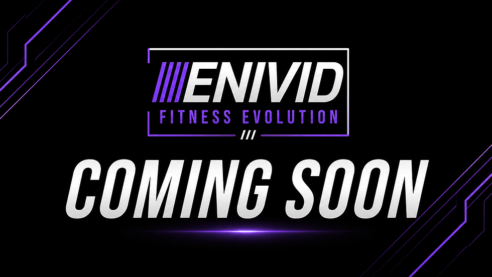 Coming soon placeholder for Enivid Fitness