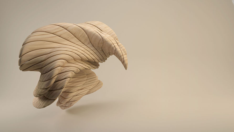 3D Wooden Figure