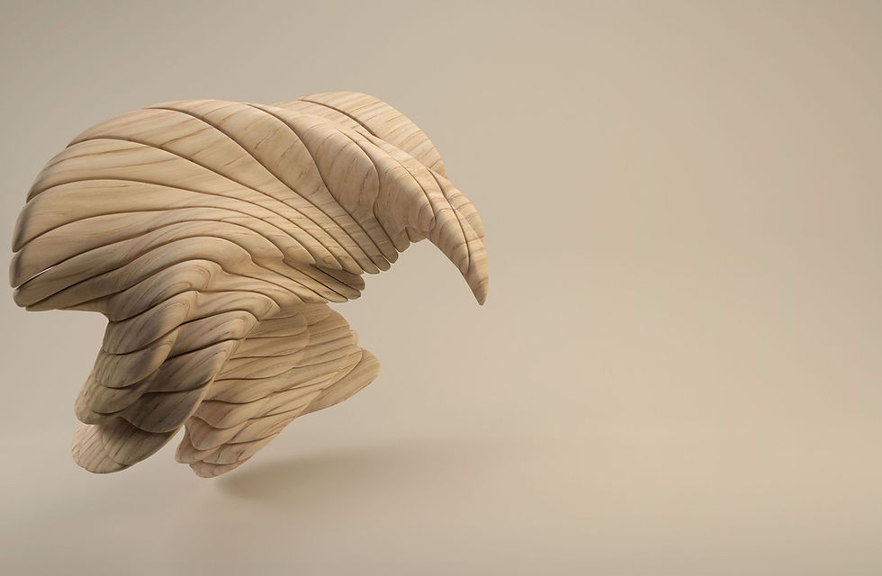 3D Wooden Figure