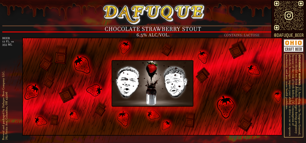 DAFUQUE CHOCOLATE STRAWBERRY STOUT