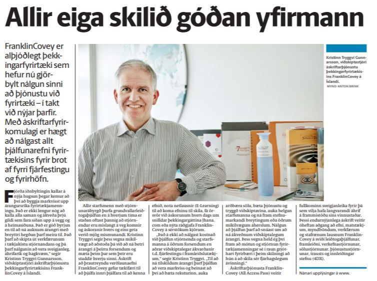 Allir eiga skilið góðan yfirmann